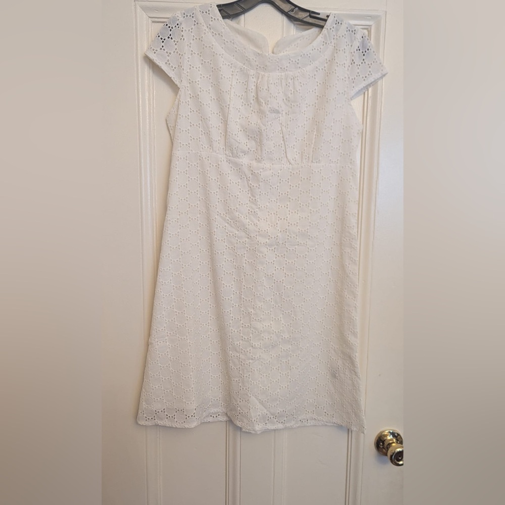 Topshop White Lace Mini Dress